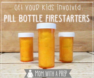 DIY Pill Bottle Firestarters