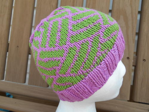 Pink subLime Knit Hat Pink subLime Knit Hat