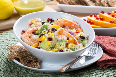 Quinoa Shrimp Bowl