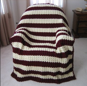 Merlot Afghan Pattern Merlot Afghan Pattern