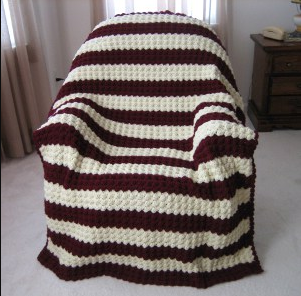 Merlot Afghan Pattern