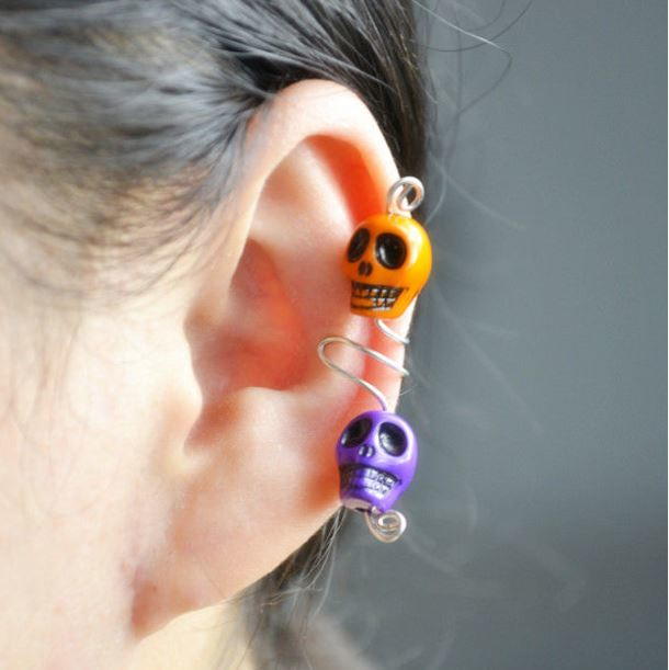 Spooky Halloween Ear Cuff Tutorial Spooky Halloween Ear Cuff Tutorial