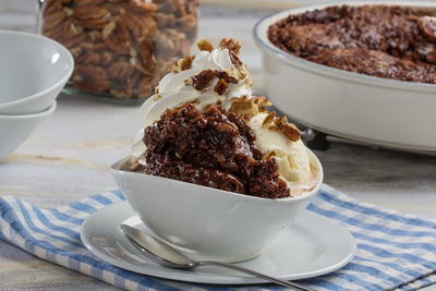 Chocolate Pecan Cobbler