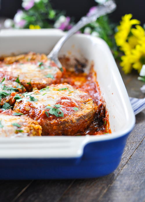 Grandma's Baked Eggplant Parmesan