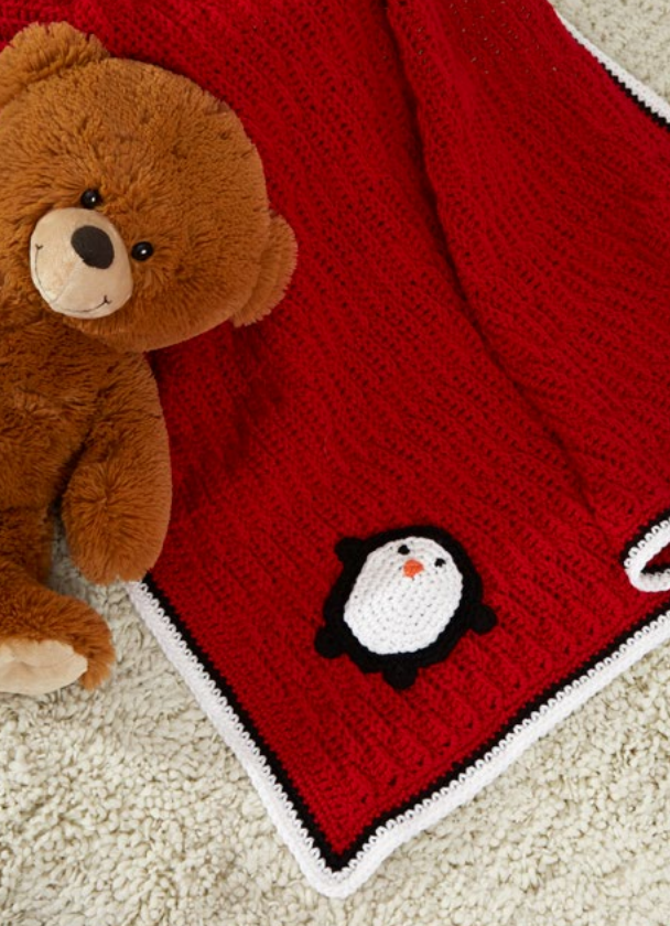 Playful Penguin Easy Crochet Blanket Playful Penguin Easy Crochet Blanket