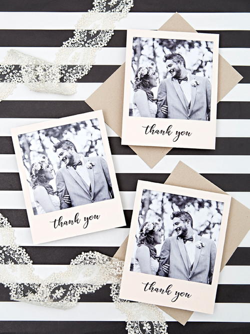 Wedding Photo Thank You Cards Wedding Photo Thank You Cards