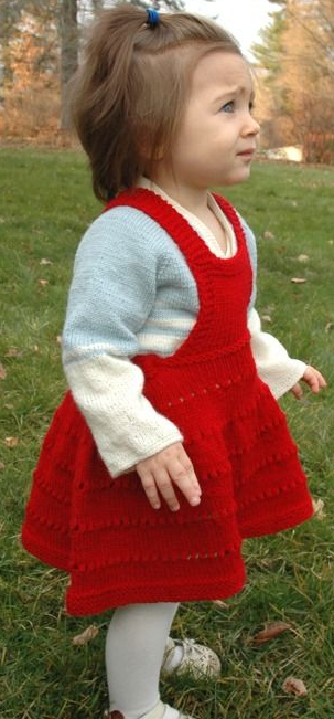 Sweetheart Eyelet Knit Skirt Pattern