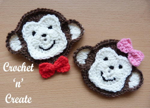 Monkey Face Appliqu Monkey Face Appliqué