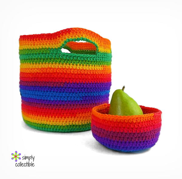 Everyday Bowl and Crochet Basket Pattern Everyday Bowl and Crochet Basket Pattern