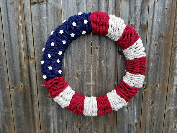 American Flag Wreath American Flag Wreath