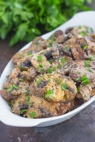 Parmesan Garlic Mushrooms Parmesan Garlic Mushrooms