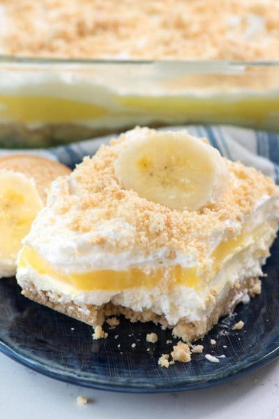 No-Bake Banana Dessert Lasagna No-Bake Banana Dessert Lasagna