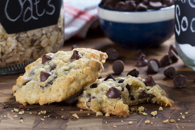 Chocolate Chip Oatmeal Raisin Cookies