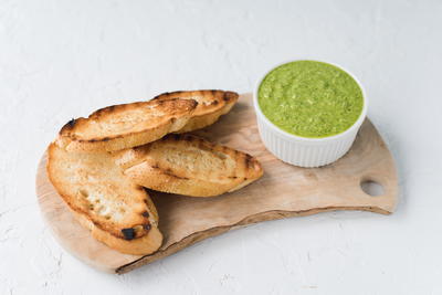 Garden Fresh Homemade Arugula Pesto