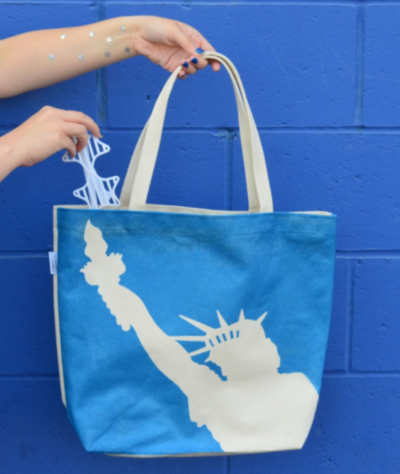 Patriotic DIY Canvas Tote Bag