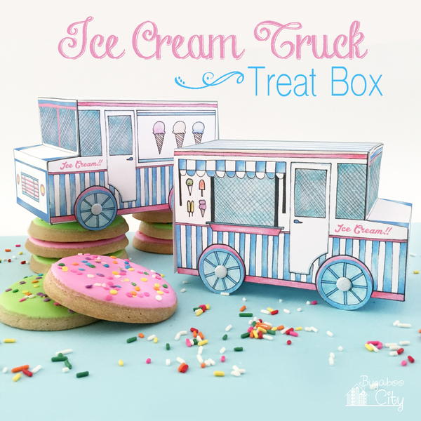 Ice Cream Truck Treat Box Ice Cream Truck Treat Box