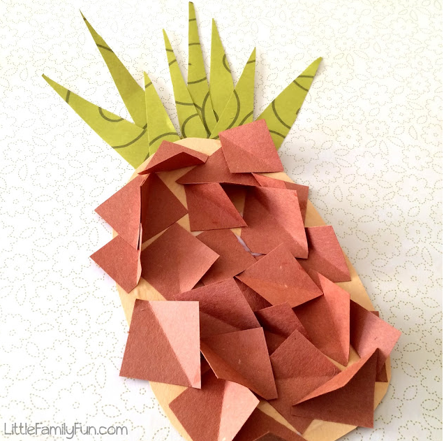 Tropical Pineapple Paper Craft Tropical Pineapple Paper Craft