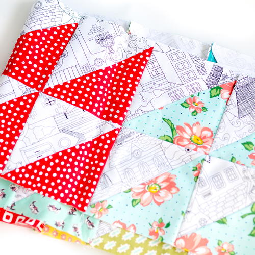 Half Square Triangles from a Jelly Roll Half Square Triangles from a Jelly Roll