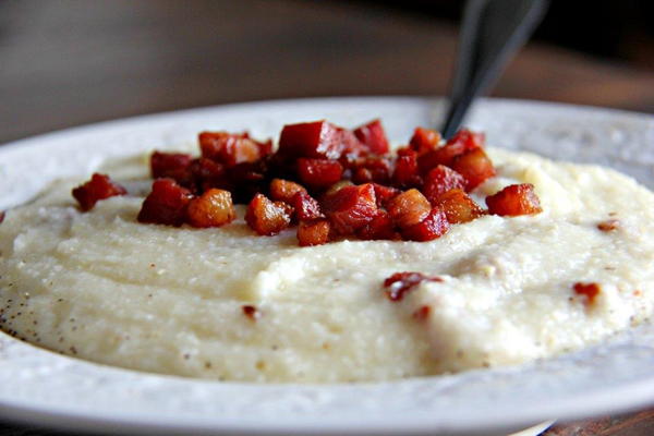 Cheesy Bacon Grits Cheesy Bacon Grits