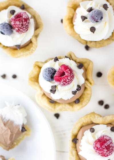 Mini Chocolate Cream Pies Mini Chocolate Cream Pies