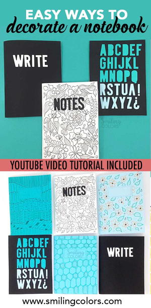 Simple and Easy ways to decorate a Notebook