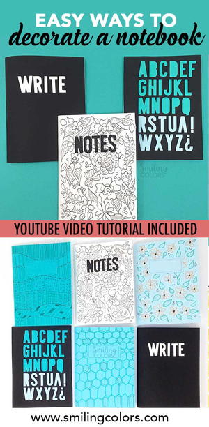Simple and Easy Ways to Decorate a Notebook Simple and Easy ways to decorate a Notebook