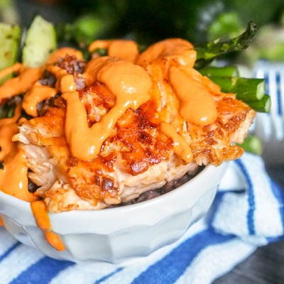 Salmon Rice Veggie Bowls Salmon Rice Veggie Bowls