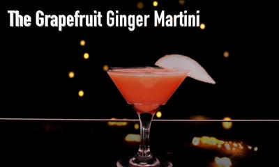 The Grapefruit Ginger Martini