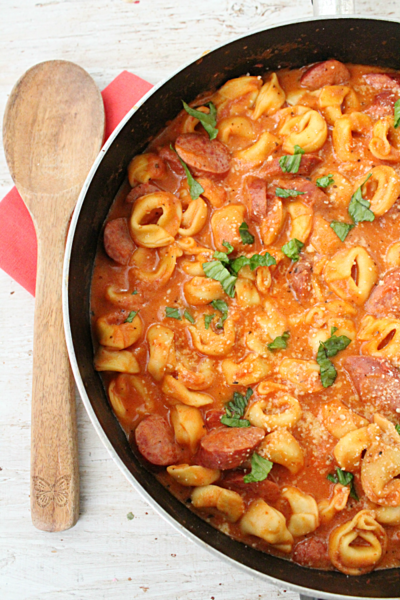 Creamy Tortellini Skillet Creamy Tortellini Skillet
