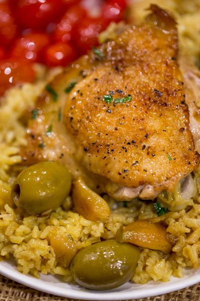 Spanish Olives Chicken and Rice Spanish Olives Chicken and Rice