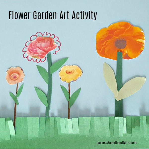 Flower Garden Kids Art Activity Flower Garden Kids Art Activity