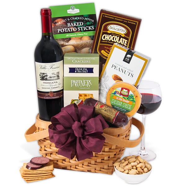 Gourmet Gift Basket Classic Red Wine Gift Basket | TheWineBuyingGuide.com