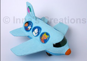 Soaring Paper Mache Airplane Soaring Paper Mache Airplane