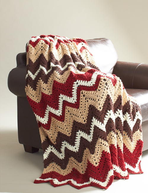 Cabin in the Woods Crochet Afghan