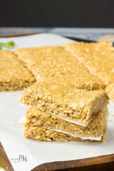 3-Ingredient No-Bake Peanut Butter Bars 3-Ingredient No-Bake Peanut Butter Bars