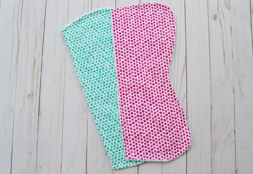 Half Contour Burp Cloth Half Contour Burp Cloth