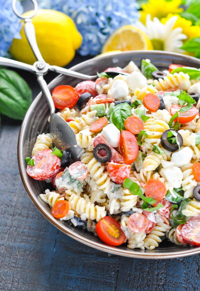 Creamy Italian Pasta Salad Creamy Italian Pasta Salad