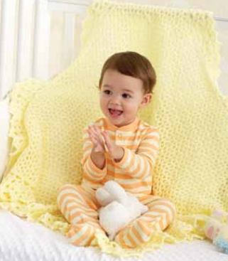 Lemon Lace Baby Afghan Pattern Lemon Lace Baby Afghan Pattern
