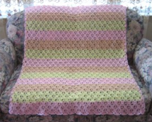 Strawberry Sunrise Afghan Pattern