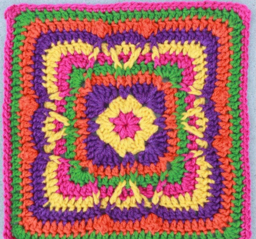 Festival of Fall Granny Square Pattern