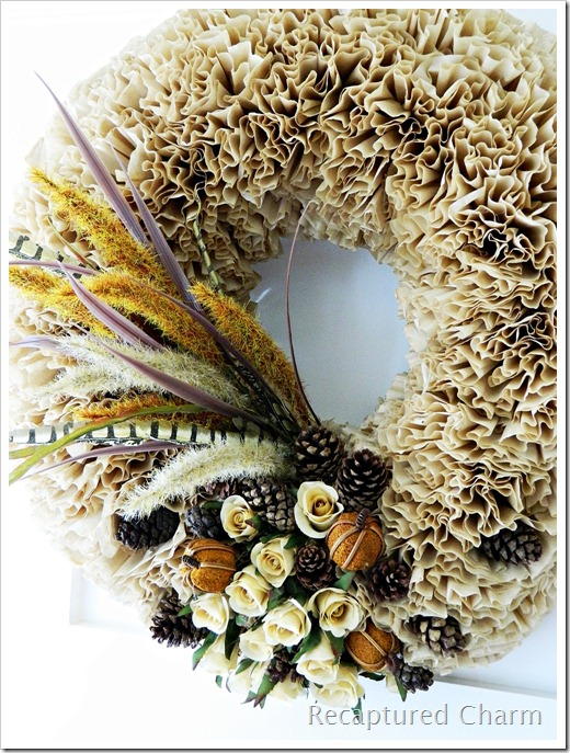Crafty Coffee Filter Wreath Crafty Coffee Filter Wreath
