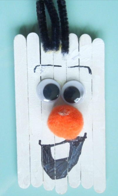Olaf-Inspired Snowman Craft