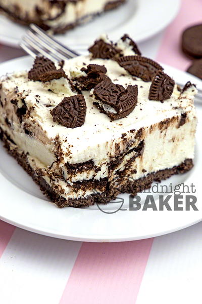 No-Bake Oreo Cheesecake Bars No-Bake Oreo Cheesecake Bars