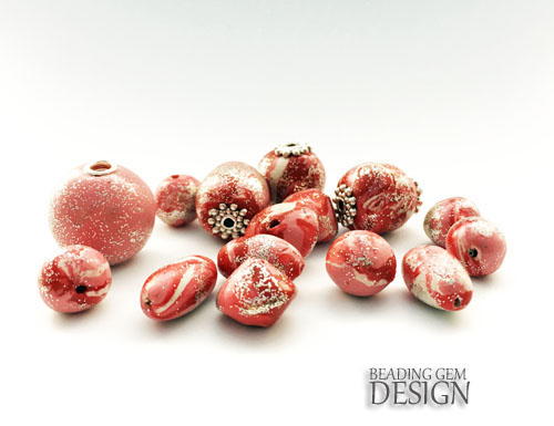 No Bake Resin Clay Candy Swirl Beads No Bake Resin Clay Candy Swirl Beads