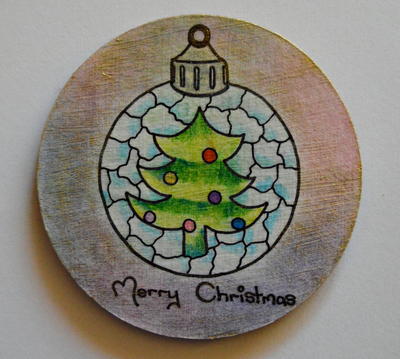 Adult Coloring Turned Christmas Coasters