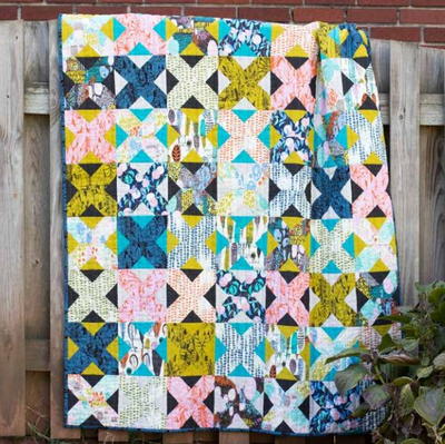 Grandmother's Trellis Lap Quilt Pattern