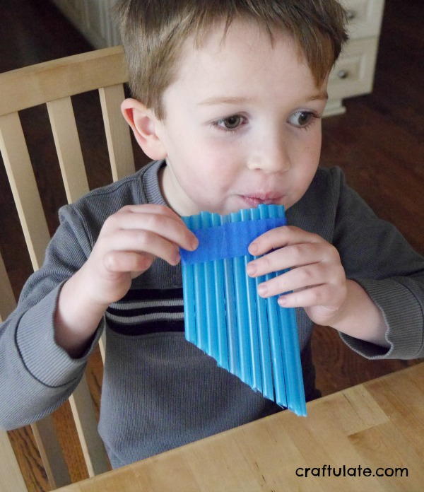Easy Straw Pan Flute Easy Straw Pan Flute