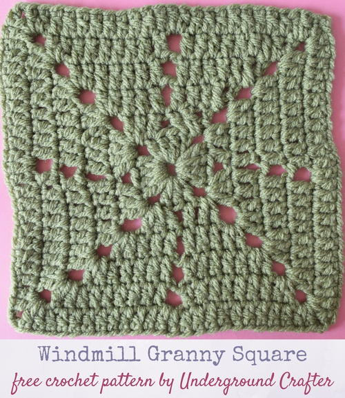 Windmill Granny Square Windmill Granny Square