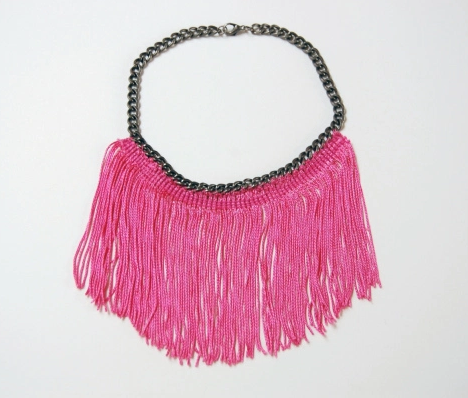 Classy DIY Fringe Necklace Classy DIY Fringe Necklace