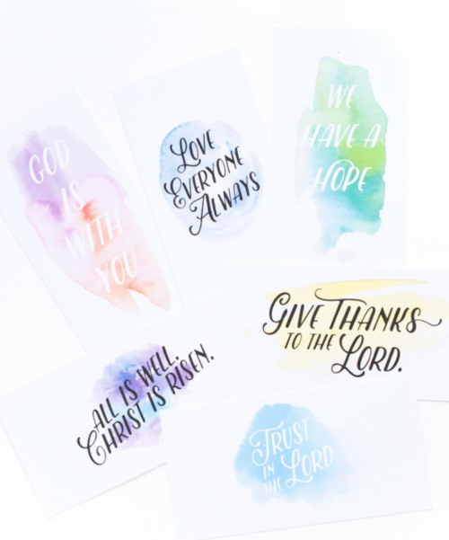 Faithful Watercolor Prints Faithful Watercolor Prints